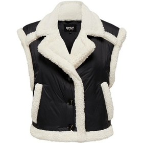 Resim Siyah Kadın Yelek ONLIBEN PUFFER WAISTCOAT OTW 