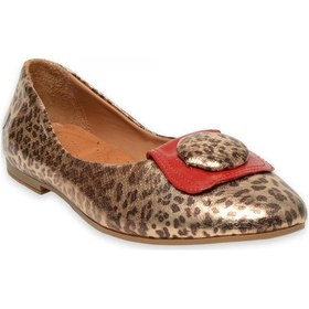 Resim Mammamia D25ya-7225 Günlük Leopar Kadın Babet LEOPAR 