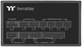 Resim Thermaltake Toughpower GF3 1000 W | PC-ATX 3.0 güç kaynağı | PCIe Gen 5.0 | 80 Plus altın | tam modüler | sessiz 140 fan | AB sertifikalı 