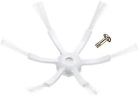 Resim Ozemtek Beyaz 2 Adet 6 Kollu Yan Fırça Roborock ile Uyumlu s5 s5 Max s6 s6 Pure,Roborock S7 S7 Ultra T7 T7s ile uyumlu 2 Adet 6 Kollu Yan Fırça 