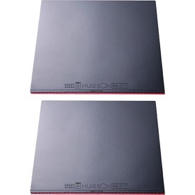 Resim Suntek 2 Adet Masa Tenisi Raketi Kauçuk Taşınabilir Hafif Ping 