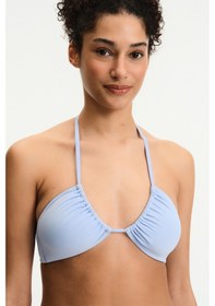 Resim Penti Açık Mavi Reverse V Bikini Üstü 