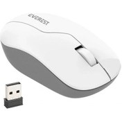 Resim Everest Smw-973 Usb Beyaz-gri 2.4ghz 1200dpı Kablosuz Optik Mouse 5 Metre Menzilli 001 