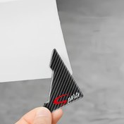 Resim 4 Adet Karbon Fiber Dokulu Araç Kapı Köşe Koruyucu - Şeffaf PVC, Dayanıklı, Çizilme ve Darbeye Dirençli, İspanyol Siyah & Kırmızı Tasarım, Kolay Uygulama/Söküm, Her Araba, SUV, Kamyonete Uyumlu - Gelişmiş Sürüş Emniyetine Sağlam Hava Dinamiği ile Zarif Tasarım, Yüksek Performanslı Ve Hafif, Hassas Montaj, Araba Kapı Koruyucu,Kapı Koruyucu Araba,Araba Tampon Koruyucu Kalkan 