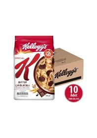 Resim Kellogg's Special K Bitter Çikolatalı Kahvaltılık Tam Buğday ve Pirinç Gevreği 10 x 400 G 