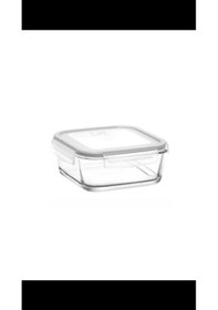 Resim Lav Fresco 720 Cc Cam Saklama Kabı Beyaz Kapaklı Kare Frs-247 Karışık 