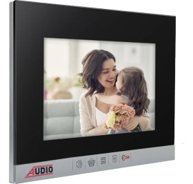 Resim Audıo 001189 Bus Plus 7" Görüntülü Diafon (Mekanik Butonlu) - Siyah 