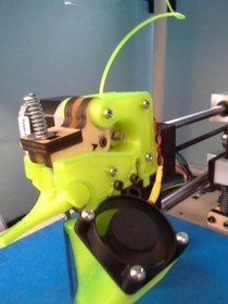 Resim Printrbot Jr V2 Ekstruder Center Bölümü Plastik Aparat 