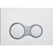 Resim VitrA Sirius Kumanda Paneli Parlak Krom - Mat Krom 740-0480 