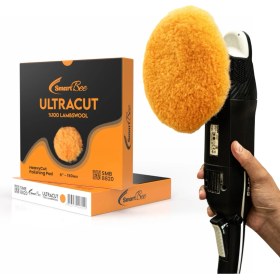 Resim Smartbee Ultra Cut %100 Kuzu Postu Polisaj Pedi 150MM -Turuncu 
