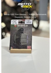 Resim Yamaha Nmax 155 Ön Brenta 3182 Fren Balatası Yüksek Performanslı, Dayanıklı, Güvenli Sürüş 