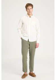 Resim Lee Regular Fit Normal Kesim Ekru Gömlek W5MY205279M50 Ekru 