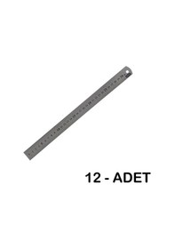 Resim Mas 2330 Çelik Cetvel 30cm - 12 Adet 
