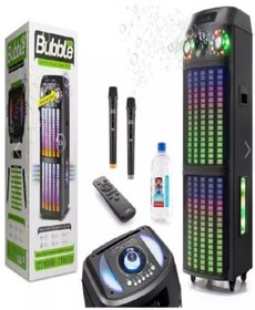 Resim Subzero WR171 12"x2 100W 2 Kablosuz Mikrofonlu Kumandalı Baloncuk Çıkartan 