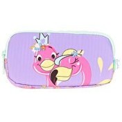 Resim Kaukko Kids 3 Bölmeli Toys Flamingo Kalem Çantası 