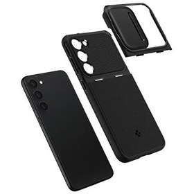 Resim Samsung Galaxy S23 Plus Optik Armor Black Kılıf 