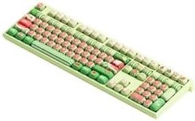 Resim AKKO MONSGEEK MG108B Watermelon RGB Kablosuz Hotswap Mekanik Gaming Klavye 