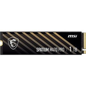 Resim MSI SSD SPATIUM M470 PRO PCIE 4.0 NVME M.2 1TB R:6000 W:4500 