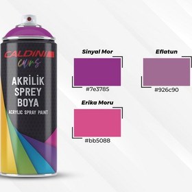 Resim Caldini Sinyal Mor Moda Akrilik Sprey Boya 400 Ml 