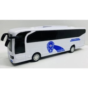 Resim Trust Store Otobüs Oyuncak Polis 155 Otobüsü 23 cm Sürtmeli 