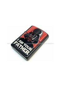 Resim Star Wars I Am Your Mother Mat Siyah Kapaklı Benzinli Çakmak 