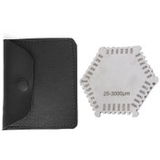 Resim Wezone Stainless Steel Nemli Film Kalınlık Ölçer 25-3000μm: Doğru Ölçüm, Taşınabilir Kutu, Boya Ve Vernik İçin 