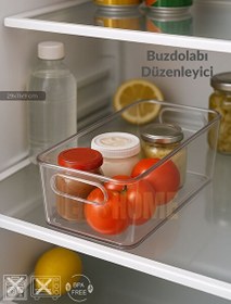 Resim Jet's Home Buzdolabı İçi Düzenleyici Saklama Organizeri Bpa Free Düzenleyici Darbeye Dayanıklı 29x11x9 CM 