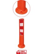 Resim 22066 Ub R Esnek Yön Ayırıcı Delinatör 75 Cm Reflektörlü Trafik Güvenlik Ekipmanı 