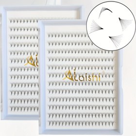 Resim 240 Adet 10D Hazır Fener Kirpik Uzantısı - Dramatik Hacimli Kirpik Uzantıları, C/D Kıvrımı, 0.07mm Kalınlık, 8-15mm Uzunluk Kirpik Uzantısı Hazır Fenerler 