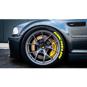 Resim Motorsiklet 4X Ince Yanak Lastik Her Lastiğe Uyumlu 18Mm Sticker 