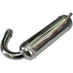 Resim Mobylette Çır Çır Egzoz Nikel 