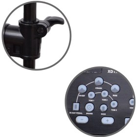 Resim Extreme XDTX455 Dijital Bateri Seti | Mesh Deri Sessiz Çalım Modülü 