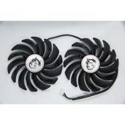 Resim Everflow Pld10010s12hh 95mm 3 Vida 4 Pin Ekran Kartı Fan 
