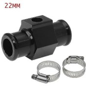 Resim Koso Yarış Scooter F54 22mm Sensörlü Evrensel Su Sıcaklık Ölçer Ölçer Adaptör + Braket Motosiklet Lcd Dijital Termometre 