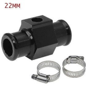 Resim Koso Yarış Scooter F54 22mm Sensörlü Evrensel Su Sıcaklık Ölçer Ölçer Adaptör + Braket Motosiklet Lcd Dijital Termometre 