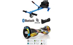 Resim Citymate Elektrikli Kaykay Scooter Hoverboard Akıllı Dengeli + Hover Kart + Çanta Full Paket 