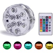 Resim Su Geçirmez Akvaryum Su Üstü Kumandalı Dekoratif Led Aydınlatma Rgb Kumandalı - Kumandalı Led Rgb 