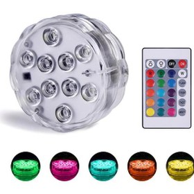 Resim Su Geçirmez Akvaryum Su Üstü Kumandalı Dekoratif Led Aydınlatma Rgb Kumandalı - Kumandalı Led Rgb 