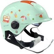 Resim Eternal Luck 3c Sertifikalı Ayarlanabilir Çocuk Kaskı - Bej Açık Yeşil 