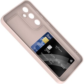 Resim Galaxy A36 Kılıf Kamera Korumalı Kartlık Hazneli Zore Vitra Kapak - Lacivert 