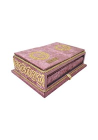 Resim Rayiha Serisi Masa Rahleli Orta Boy Kuranı Kerim-gül Kurusu 