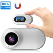 Resim Bloomnest Spor Kamerası Manyetik Başparmak 1080p Hd Açık Hava Taşınabilir Binicilik K Siyah 