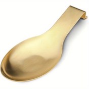 Resim 9.5 x 24.4cm ölçülerinde bulaşık makineleri için uygun paslanmaz çelik kaşık tutucu (Altın) 