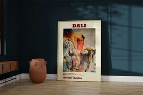 Resim Salvador Dali Sanat Eserleri Seti - 2 Tasarım / Affiche Dali - Hristiyan Şövalye / Menelaos'un İnançsız Karısı 