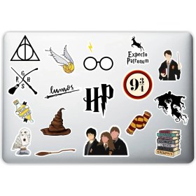 Resim Aksesuar Harry Potter Dekoratif Laptop Notebook Tablet Telefon Sticker Set 012 