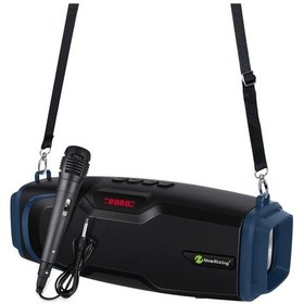 Resim NewRixing NR6012M Kablosuz Bluetooth Hoparlör + 1 Mikrofonlu 