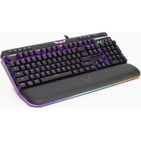 Resim Rush Cobalt RK991 RGB Manyetik Bileklikli Mekanik Oyuncu Klavyesi 