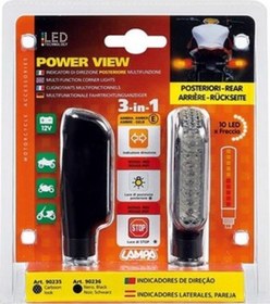 Resim Lampa Power View 10 Led Üç Fonksiyon 90236 Arka Sinyal 