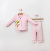 Resim LE BON BABY Tweety Desenli Pijama Takımı Kız Bebek 
