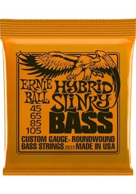 Resim Ernie Ball P02833 Hybrid Slinky Nickel 45-105 Bas Gitar Teli 